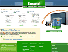 Tablet Screenshot of exsate.com
